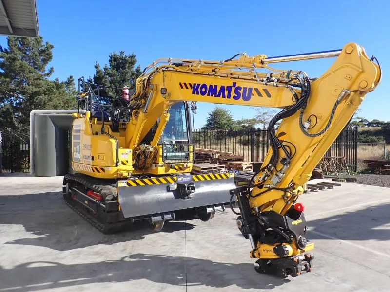 2023 Komatsu PC138US-11 Tri-Gauge Hi-Rail Excavators – 4 Available