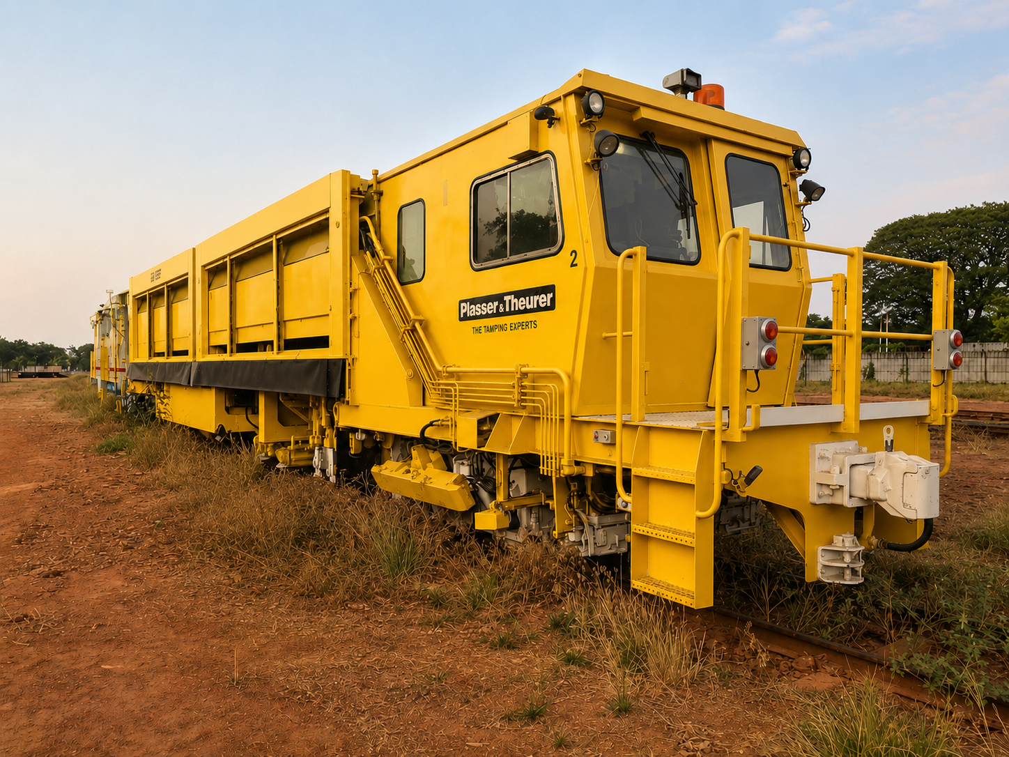 M84 Tamper-001 Plasser 08-16 M84 Tamping Machine